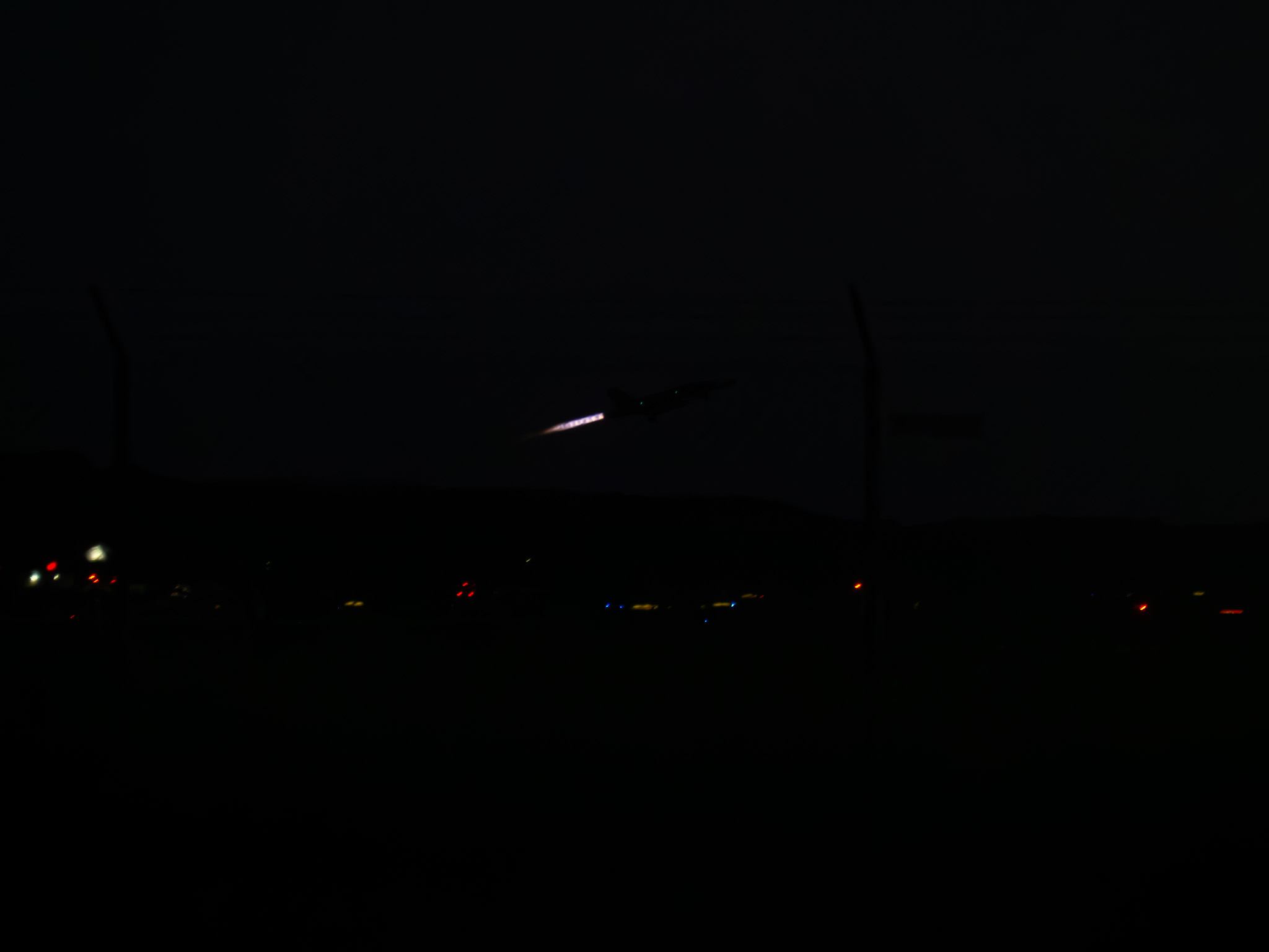 F18 Night Takeoff
